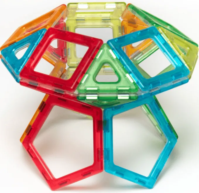 MAG Polydron - Transparent - 100 Teile