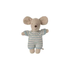 Maileg - Babymaus in Tragetasche - Blau