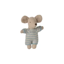 Maileg - Babymaus in Tragetasche - Blau