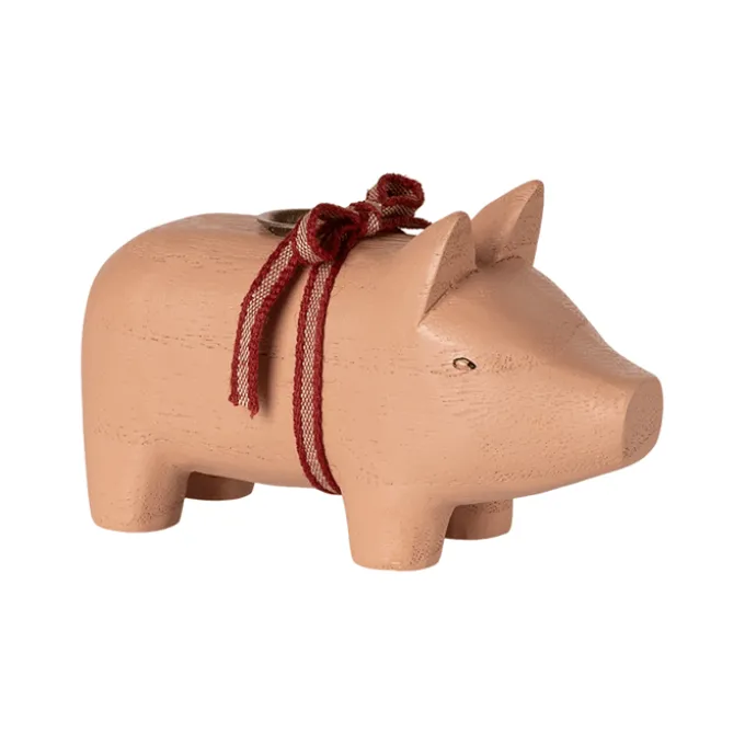 Maileg - Kerzenständer, Schwein - H: 6,5 cm