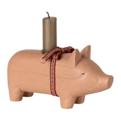 Maileg - Kerzenständer, Schwein - H: 9 cm
