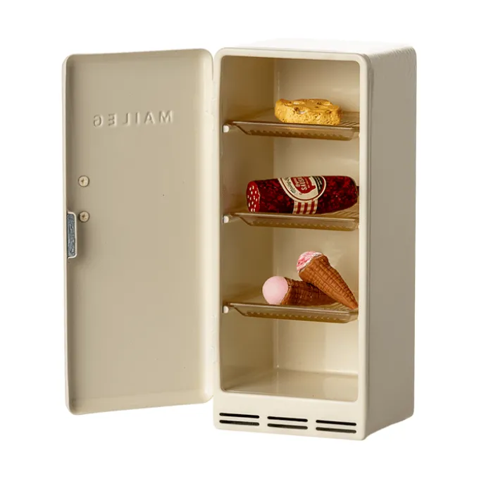 Maileg - Kühlschrank, Maus - Creme