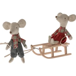 Maileg - Schlitten, Maus