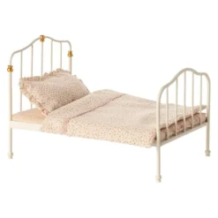 Maileg - Vintage Bett, Maus - Cremefarben