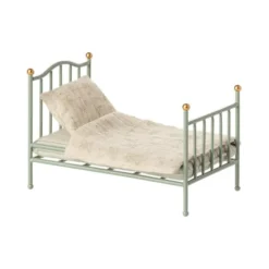 Maileg - Vintage Einzelbett, Maus - Mint
