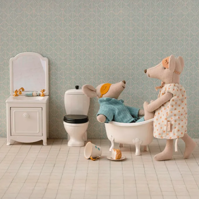 Maileg - Waschbeckenkommode, Maus - Creme