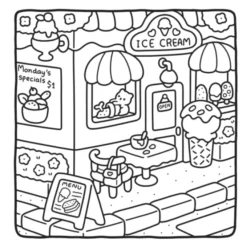 Malbuch - Cozy Corner