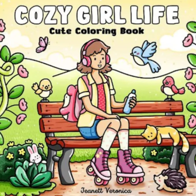 Malbuch - Cozy Girl Life