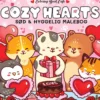 Malbuch - Cozy Hearts