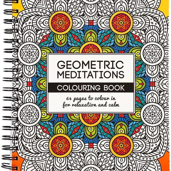 Malbuch Mindfulness Geometrisch - 64 Seiten