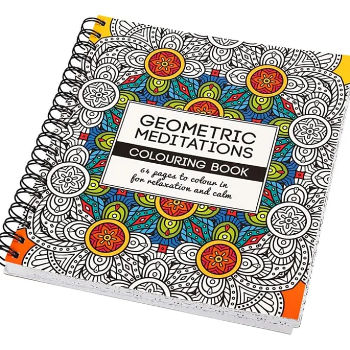 Malbuch Mindfulness Geometrisch - 64 Seiten