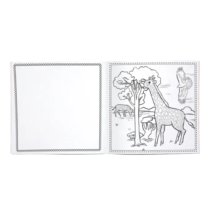 Malbuch - Wilde Tiere