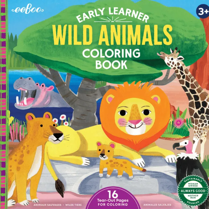 Malbuch - Wilde Tiere