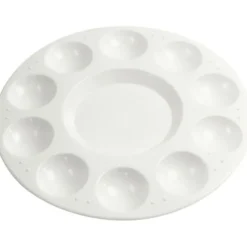 Malerpalette aus Plastik - Ø 17 cm