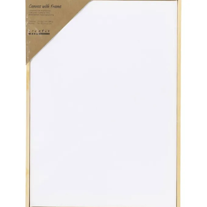Malleinwand mit Holzrahmen - 21 x 29,7 cm