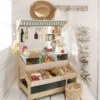 Marktstand aus Holz