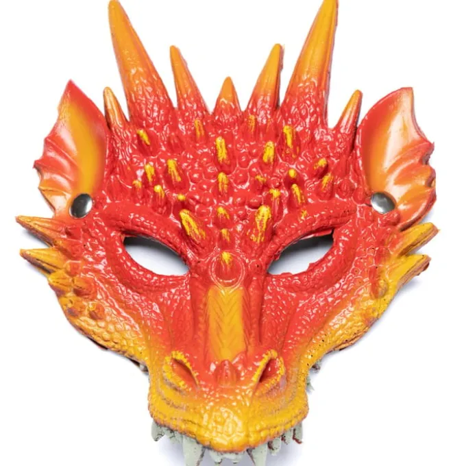Maske Drache - rot