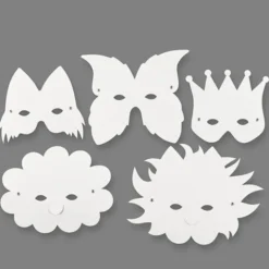 Masken aus Pappe - 5 Stk.