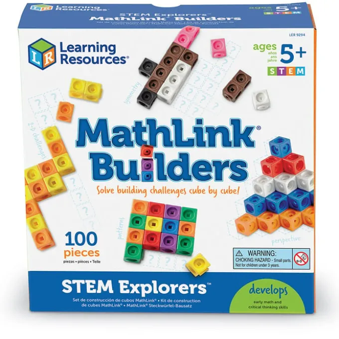 MathLink Steckwürfel - 100 Stk. inkl. 10 Aufgaben