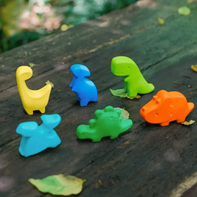 Meine ersten Wachsmalstifte - Dinosaurier