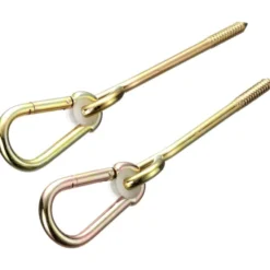 Metallhaken mit Schraubgewinde, 2 Stk.
