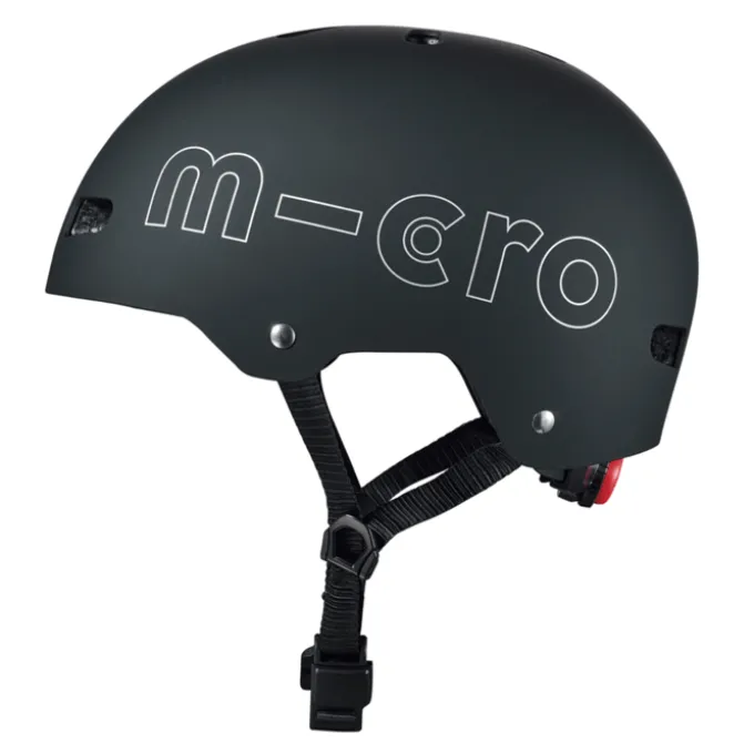 Micro Fahrradhelm – Schwarz, 58–61 cm