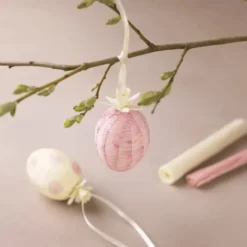 Mini Bastelset - Krepppapier Ostereier, 2 Stk.