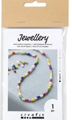 Mini Bastelset Schmuck - Süßwasserperlen