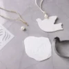 Mini Kreativset - Modellieren - Weiße Tontaube