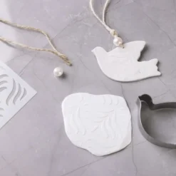 Mini Kreativset - Modellieren - Weiße Tontaube