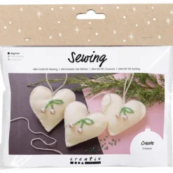 Mini Kreativset - Nähen, Herzen aus Filz