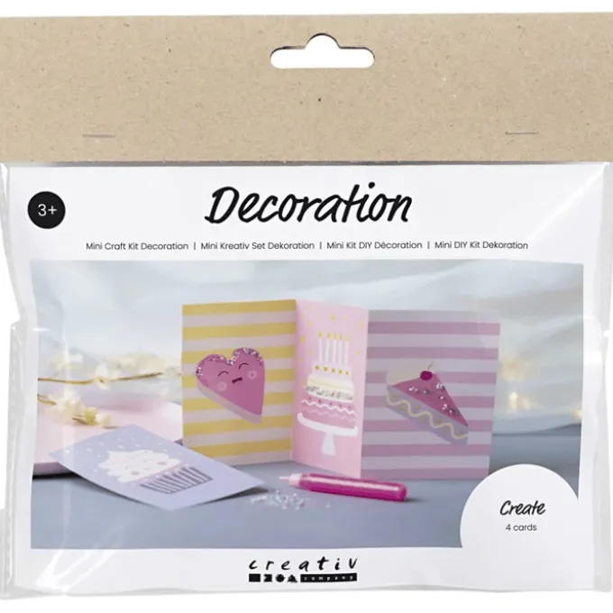 Mini Kreativset - Papier dekorieren "Kuchen"