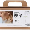 Mini Schmuck-Bastelset - Achatperlen, schwarz