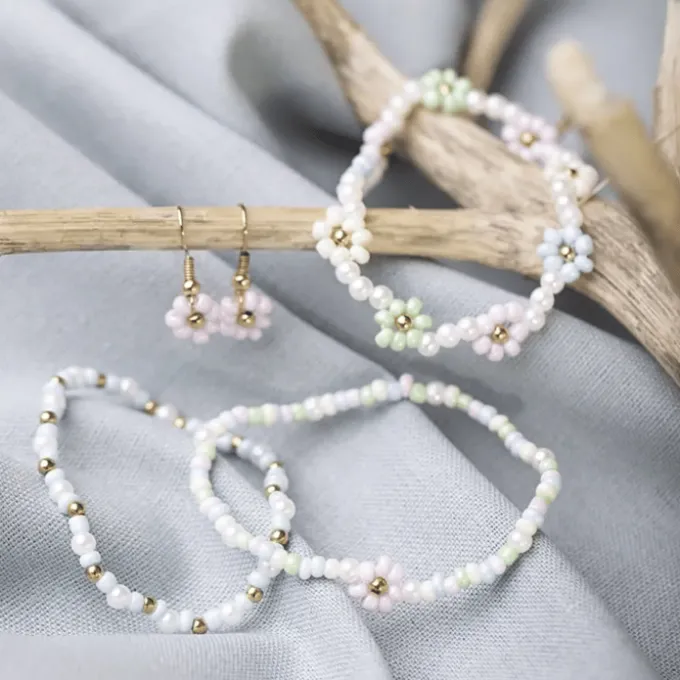 Mini Schmuckbastelset - Blumen