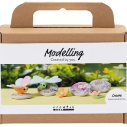 Modellier-Set - Insekten auf Steinen
