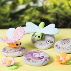 Modellier-Set - Insekten auf Steinen