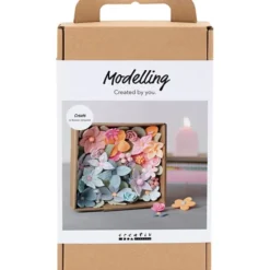 Modellier-Set - Pastellblumen aus Silk Clay