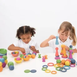 Montessori-Set - Regenbogen, 84 Teile
