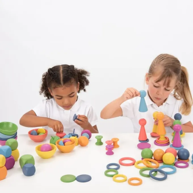 Montessori-Set - Regenbogen, 84 Teile