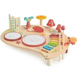 Musiktisch aus Holz - 7 Instrumente