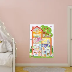 My First - Poster mit Stickern - Mein Haus
