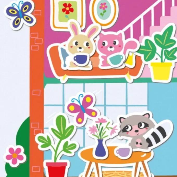 My First - Poster mit Stickern - Mein Haus