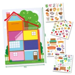 My First - Poster mit Stickern - Mein Haus