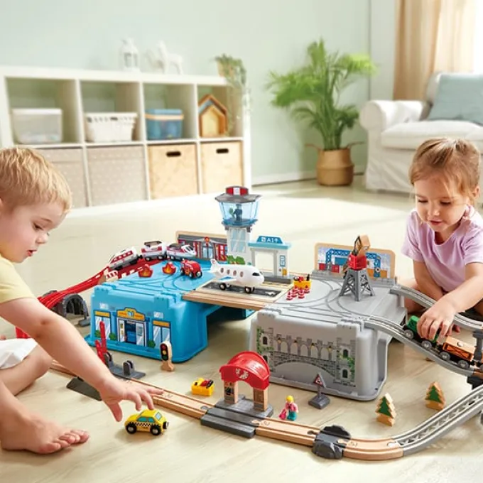 Nachtrundfahrt Eisenbahnset - 80 Teile