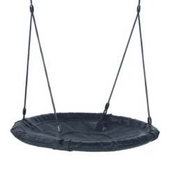 Nestschaukel, schwarz (schwarzes Seil)