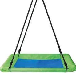 Nestschaukel, 102 x 76 cm - blau/grün