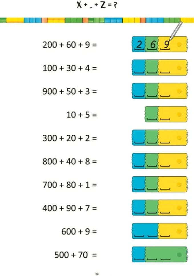 newméro Lernbausteine Aufgabenheft, 8-10 J.