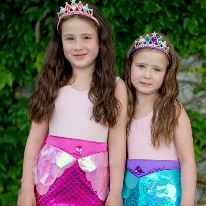 Nixe Röckchen & Haarreif, blau - Gr. 4-6 Jahre