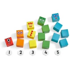 Numberblocks – Fünf gute Freunde (aus Holz)