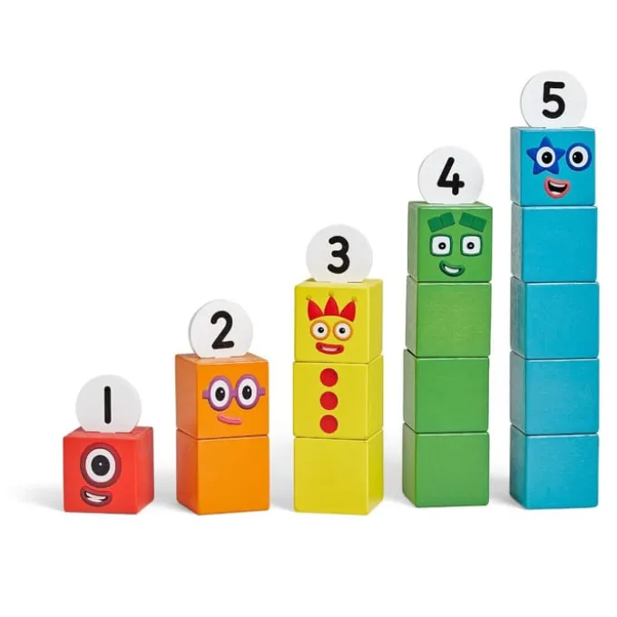 Numberblocks – Fünf gute Freunde (aus Holz)